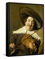 Daniel Van Aken Playing the Violin, C.1640-Frans Hals-Framed Stretched Canvas