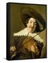 Daniel Van Aken Playing the Violin, C.1640-Frans Hals-Framed Stretched Canvas