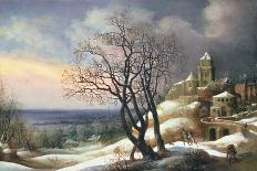 Winter Landscape, 17th Century-Daniel van Heil-Giclee Print