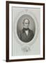 Daniel Webster (1782-1852) from "The History of the United States," Vol. II, by Charles Mackay-Mathew Brady-Framed Giclee Print