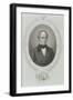 Daniel Webster (1782-1852) from "The History of the United States," Vol. II, by Charles Mackay-Mathew Brady-Framed Premium Giclee Print