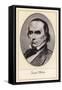 Daniel Webster, American Statesman, (Early 20th Centur)-Gordon Ross-Framed Stretched Canvas