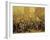 Daniele Manin, 1804-1857 Proclaiming the Republic of Venice, 22 March 1848-null-Framed Giclee Print