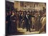 Daniele Manin Commands Austrian Garrison to Surrender Arsenal in Venice, March 22, 1848-Vincenzo Giacomelli-Mounted Giclee Print