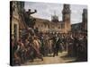 Daniele Manin Demands Austrian Surrender of the Venetian Arsenal, 1848-Vincenzo Coronelli-Stretched Canvas