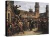 Daniele Manin Demands Austrian Surrender of the Venetian Arsenal, 1848-Vincenzo Coronelli-Stretched Canvas