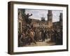 Daniele Manin Demands Austrian Surrender of the Venetian Arsenal, 1848-Vincenzo Coronelli-Framed Giclee Print