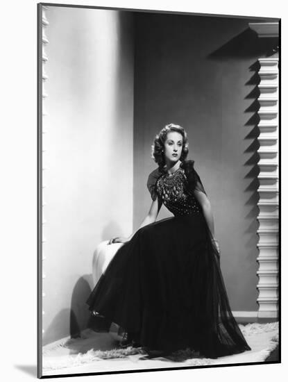 Danielle Darrieux, 1938 (b/w photo)-null-Mounted Photo