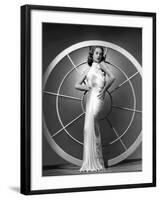 Danielle Darrieux, 1938 (b/w photo)-null-Framed Photo