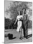 Danielle Darrieux and her husband Henri Decoin (Bel-Air, California). Danielle Darrieux, 1938 CALIF-null-Mounted Photo