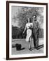 Danielle Darrieux and her husband Henri Decoin (Bel-Air, California). Danielle Darrieux, 1938 CALIF-null-Framed Photo
