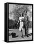 Danielle Darrieux and her husband Henri Decoin (Bel-Air, California). Danielle Darrieux, 1938 CALIF-null-Framed Stretched Canvas