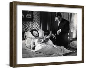 Danielle Darrieux and Lino Ventura: Les Lions Sont Lâchés, 1961-Marcel Dole-Framed Photographic Print