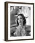 Danielle Darrieux by Ray Jones of Universal Studio 1937 (b/w photo)-null-Framed Photo