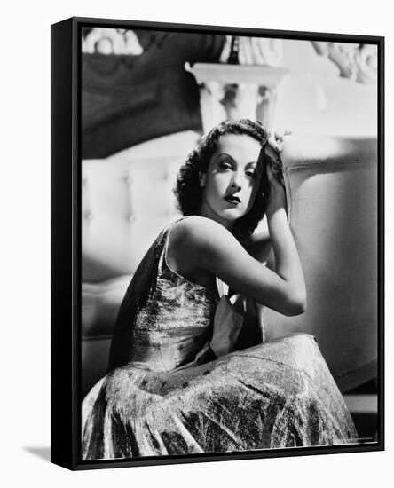 Danielle Darrieux-null-Framed Stretched Canvas