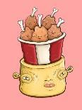 Bucket of Chickens-Danielle O'Malley-Art Print