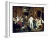 Danish Artists at the Osteria La Gonsola, Rome, 1837-Ditlev Conrad Blunck-Framed Giclee Print