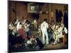 Danish Artists at the Osteria La Gonsola, Rome, 1837-Ditlev Conrad Blunck-Mounted Giclee Print