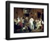 Danish Artists at the Osteria La Gonsola, Rome, 1837-Ditlev Conrad Blunck-Framed Giclee Print