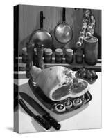 Danish Bacon Gammon Joint with Spice Jars, 1963-Michael Walters-Stretched Canvas