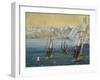 Danish Boats in Fjord in North Sea Near Greenland, by Mogensen Clementsen, 18th Century-null-Framed Giclee Print