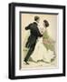 Danish Couple 1902-Paul Fischer-Framed Art Print