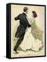 Danish Couple 1902-Paul Fischer-Framed Stretched Canvas