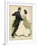 Danish Couple 1902-Paul Fischer-Framed Art Print