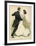 Danish Couple 1902-Paul Fischer-Framed Art Print