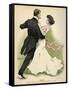 Danish Couple 1902-Paul Fischer-Framed Stretched Canvas