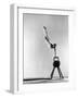 Danish Gymnastics Champion Hans Elmann Executing High Front Vault-Gjon Mili-Framed Photographic Print