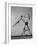 Danish Gymnasts Erik Hansen Followed by John Thomsen Do High Thief Jump as Team Member Braces Buck-Gjon Mili-Framed Photographic Print