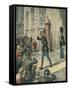 Danish King Walks 1940-Vittorio Pisani-Framed Stretched Canvas