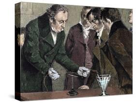 Danish Physicist and Chemist. Oersted Discovers Electromagnetism-Prisma Archivo-Stretched Canvas