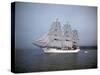 Danish Schooner Danmark-Ray Krantz-Stretched Canvas