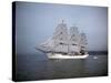 Danish Schooner Danmark-Ray Krantz-Stretched Canvas