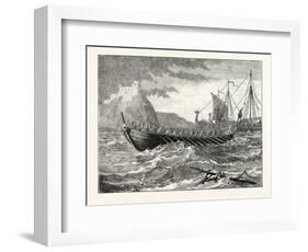 Danish Ships-null-Framed Giclee Print