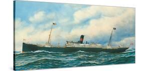 Danish Steamship-Antonio Jacobsen-Stretched Canvas