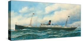 Danish Steamship-Antonio Jacobsen-Stretched Canvas