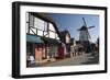 Danish-Styled Street and Windmill-Stuart Black-Framed Photographic Print