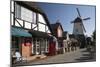 Danish-Styled Street and Windmill-Stuart Black-Mounted Photographic Print