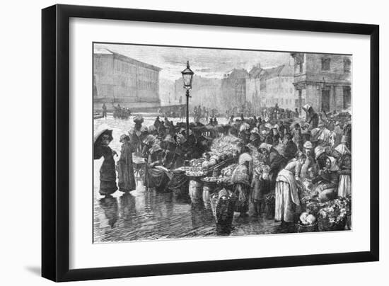 Danish Veggie Market-Edvard Petersen-Framed Art Print