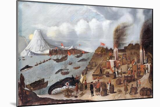 Danish Whaling Station-Abraham Speeck-Mounted Giclee Print