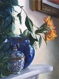 Vaso Blu e Fiore Arancione-Danka Weitzen-Giclee Print