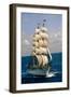 Danmark is a Full-Rigged Ship in CARIBBEAN SEA OFF SAINT Thomas, VIRGIN Isl,S (W...., 1960S (Photo)-James L Stanfield-Framed Giclee Print