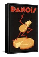 Danois Cheese-null-Framed Stretched Canvas