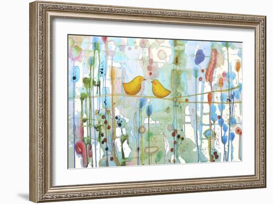 Dans Chaque Coeur-Sylvie Demers-Framed Giclee Print