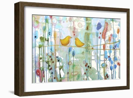 Dans Chaque Coeur-Sylvie Demers-Framed Giclee Print