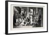 Dans in the Ruins of Karnak. Egypt, 1879-null-Framed Giclee Print