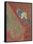 Dans L'Escalier De La Rue Des Moulins, 1893-Henri de Toulouse-Lautrec-Framed Stretched Canvas